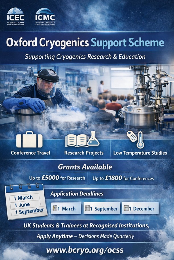 Oxford Cryogenics Support Scheme