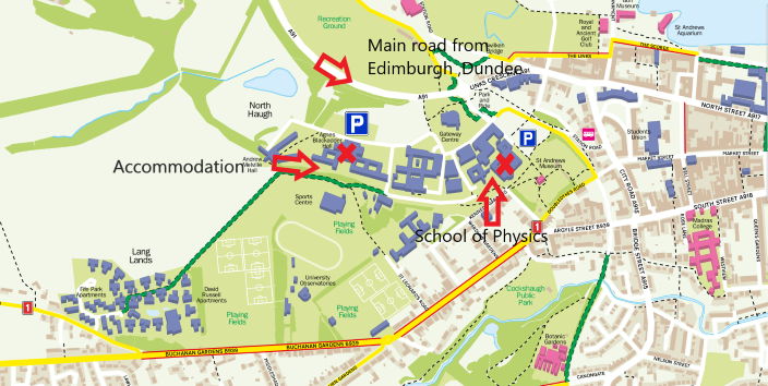 St Andrews University Campus Map