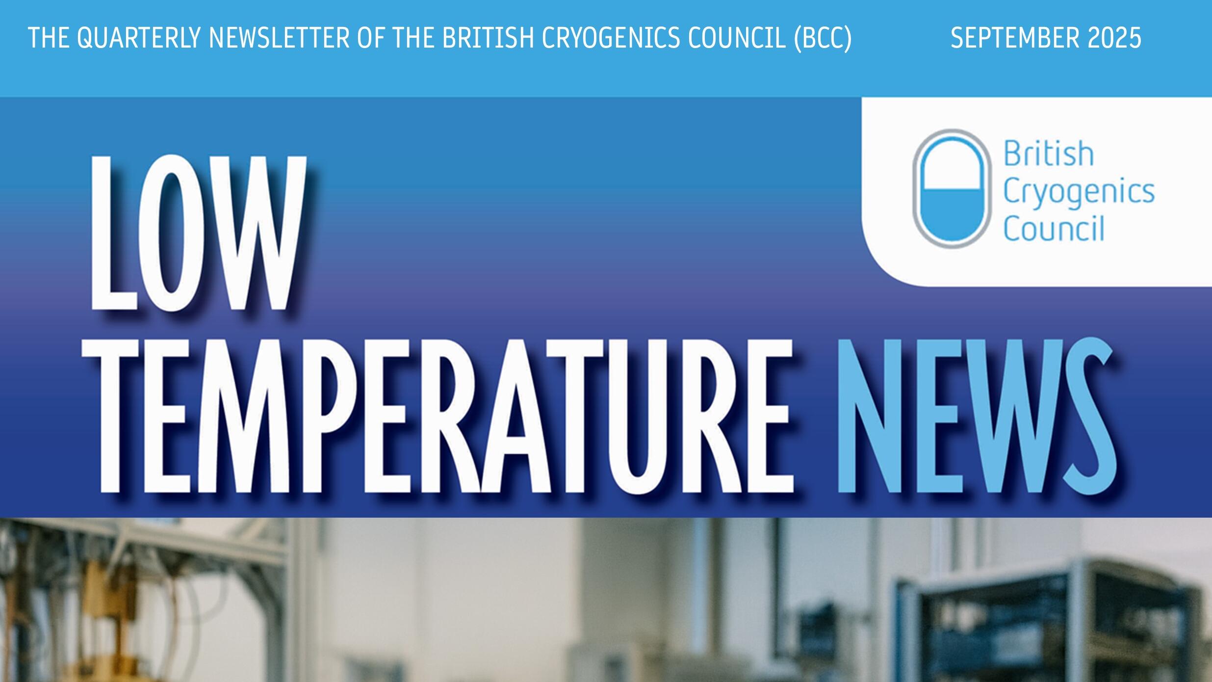 Low Temperature News September 2025